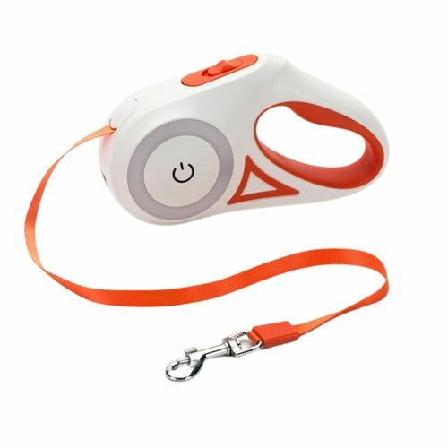 automatic retractable lighting dog leash