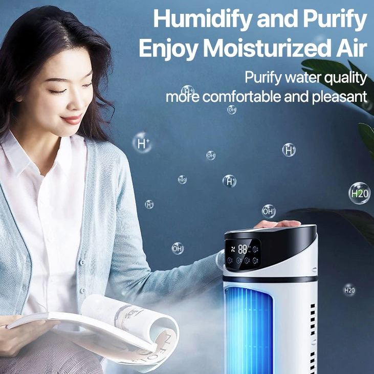 mini portable water air cooling fan