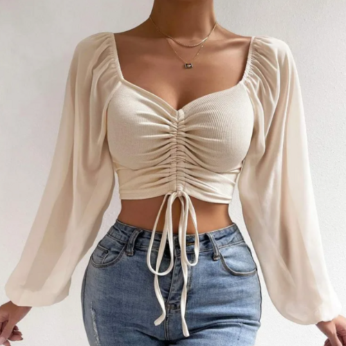 womens bell sleeve summer top