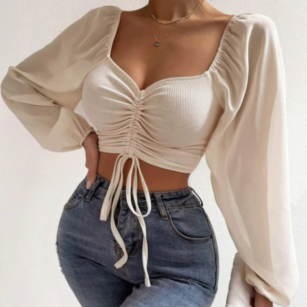 womens bell sleeve summer top