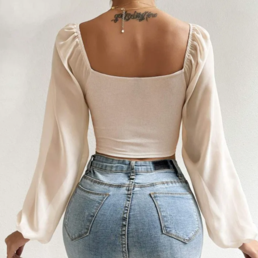 womens bell sleeve summer top