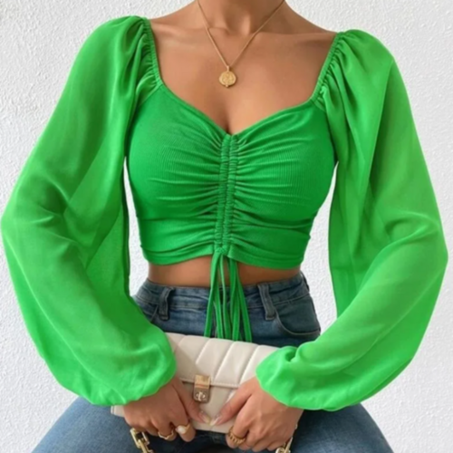 womens bell sleeve summer top