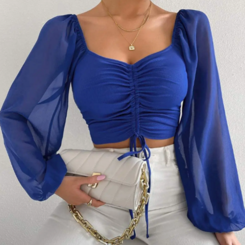 womens bell sleeve summer top