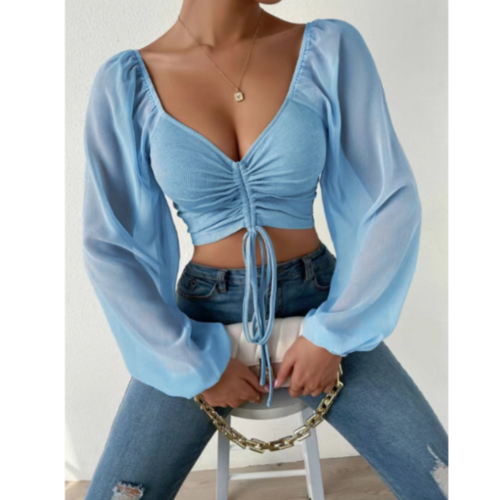 womens bell sleeve summer top