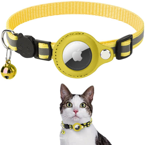 reflective airtag case collar for cats and dogs