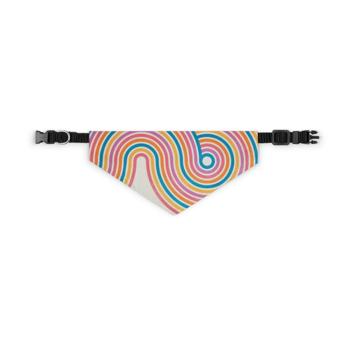 fast seller pet bandana collar - retro swirl