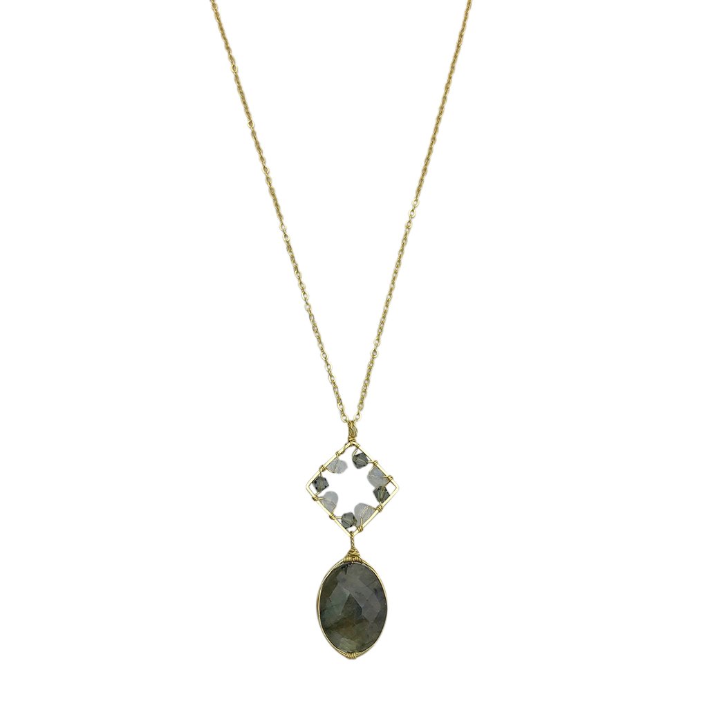 labradorite pendant necklace