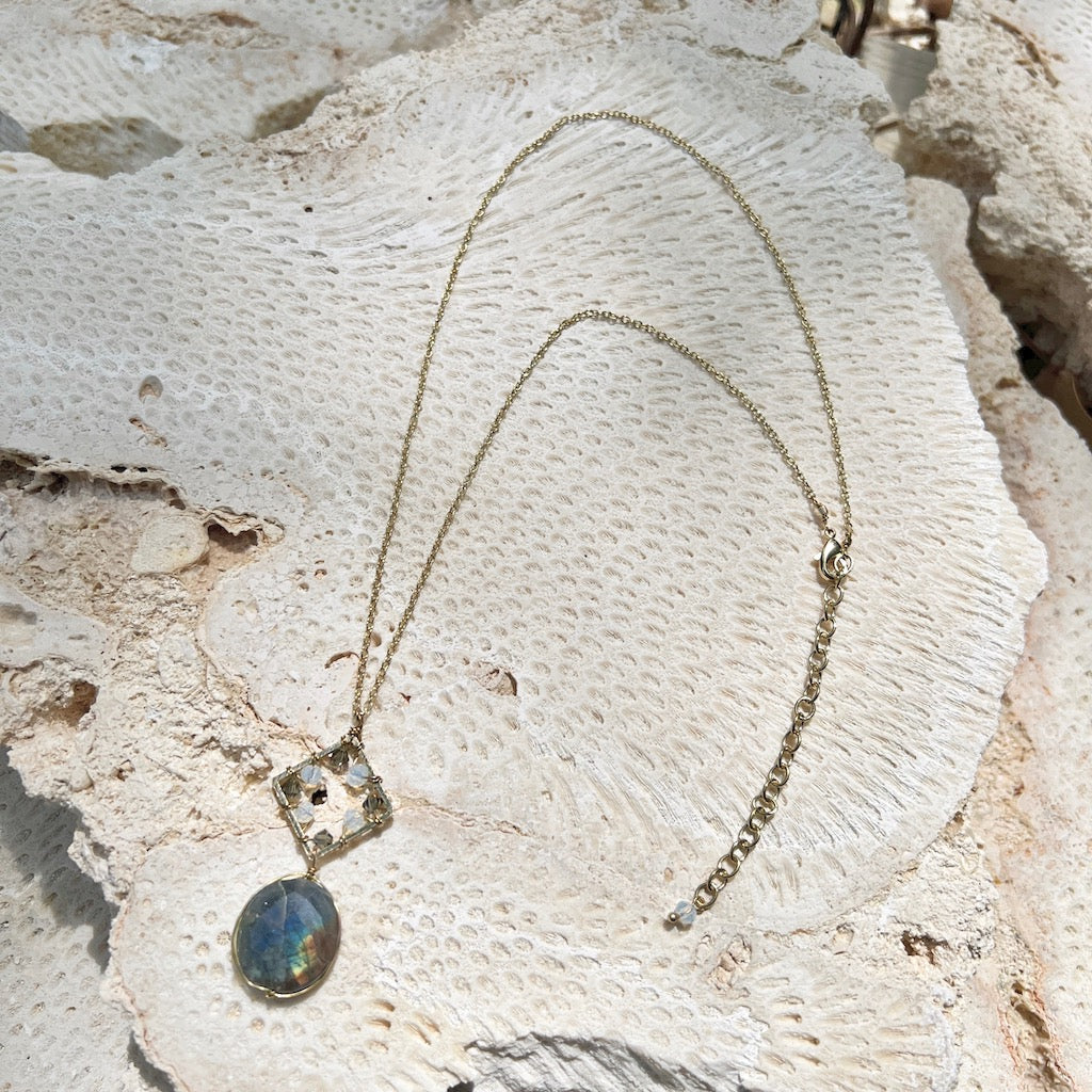 labradorite pendant necklace