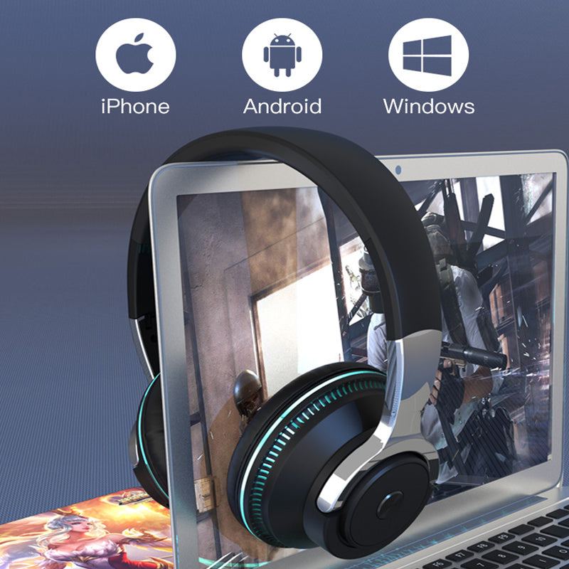 ninja dragon wireless light changing bluetooth gaming headset
