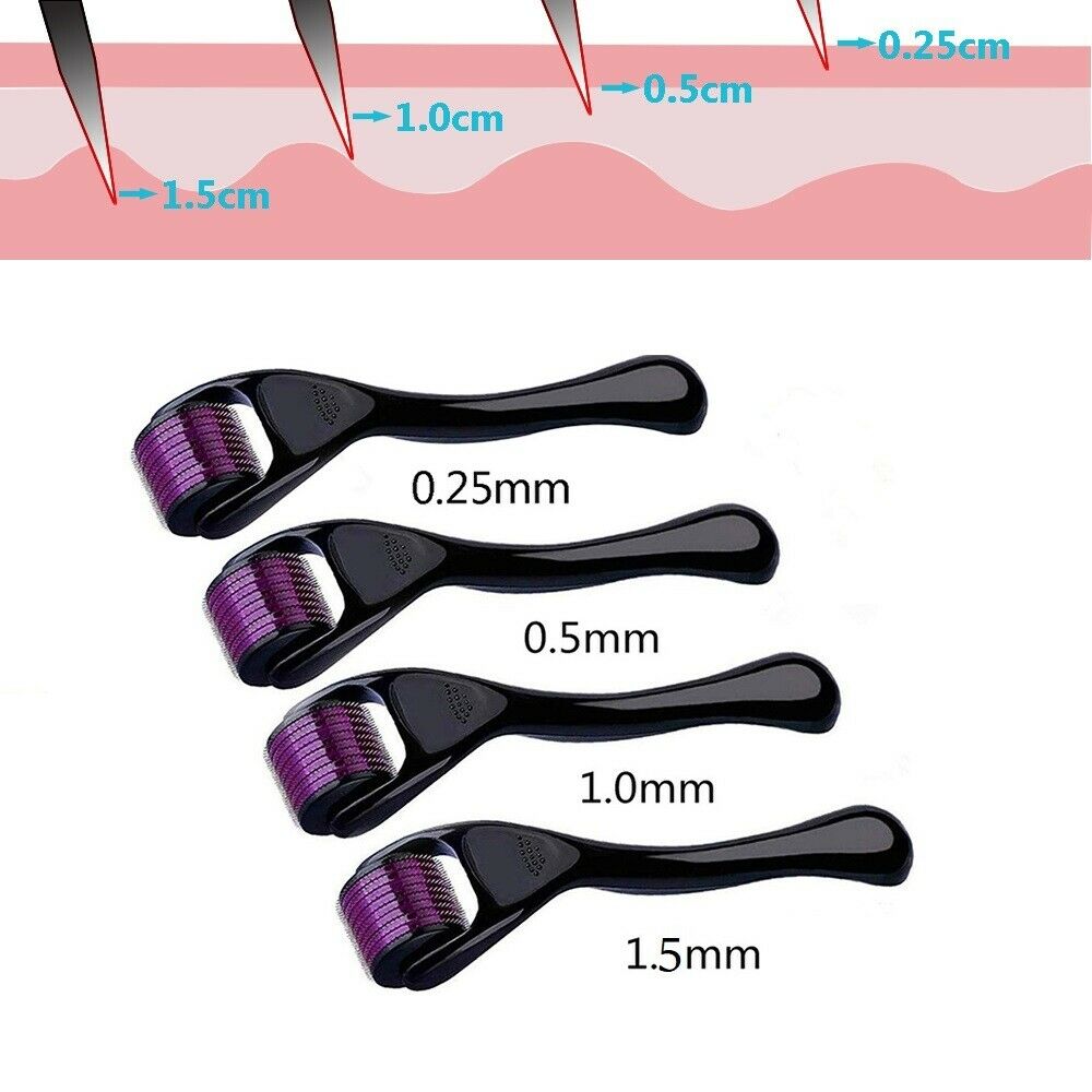 (540 needles) derma micro needle titanium roller for acne hair loss