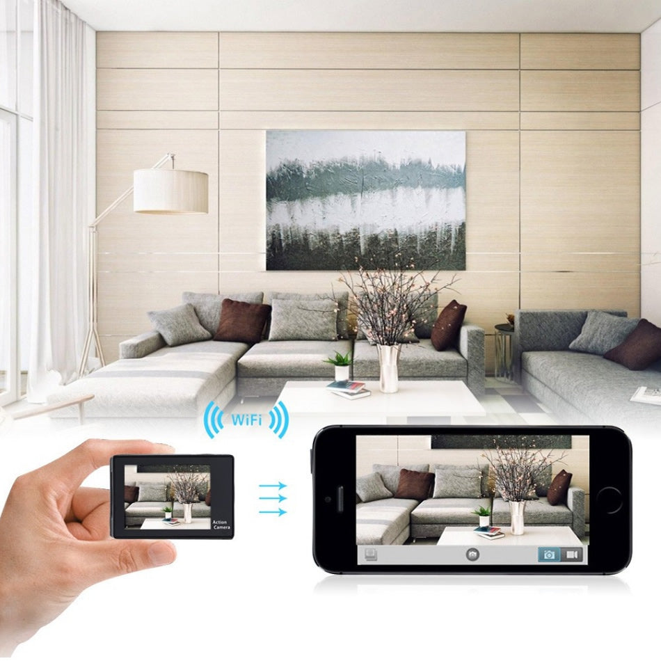 4k  waterproof all digital uhd wifi camera + rf remote and accessories