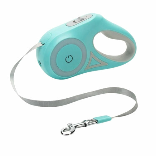 automatic retractable lighting dog leash