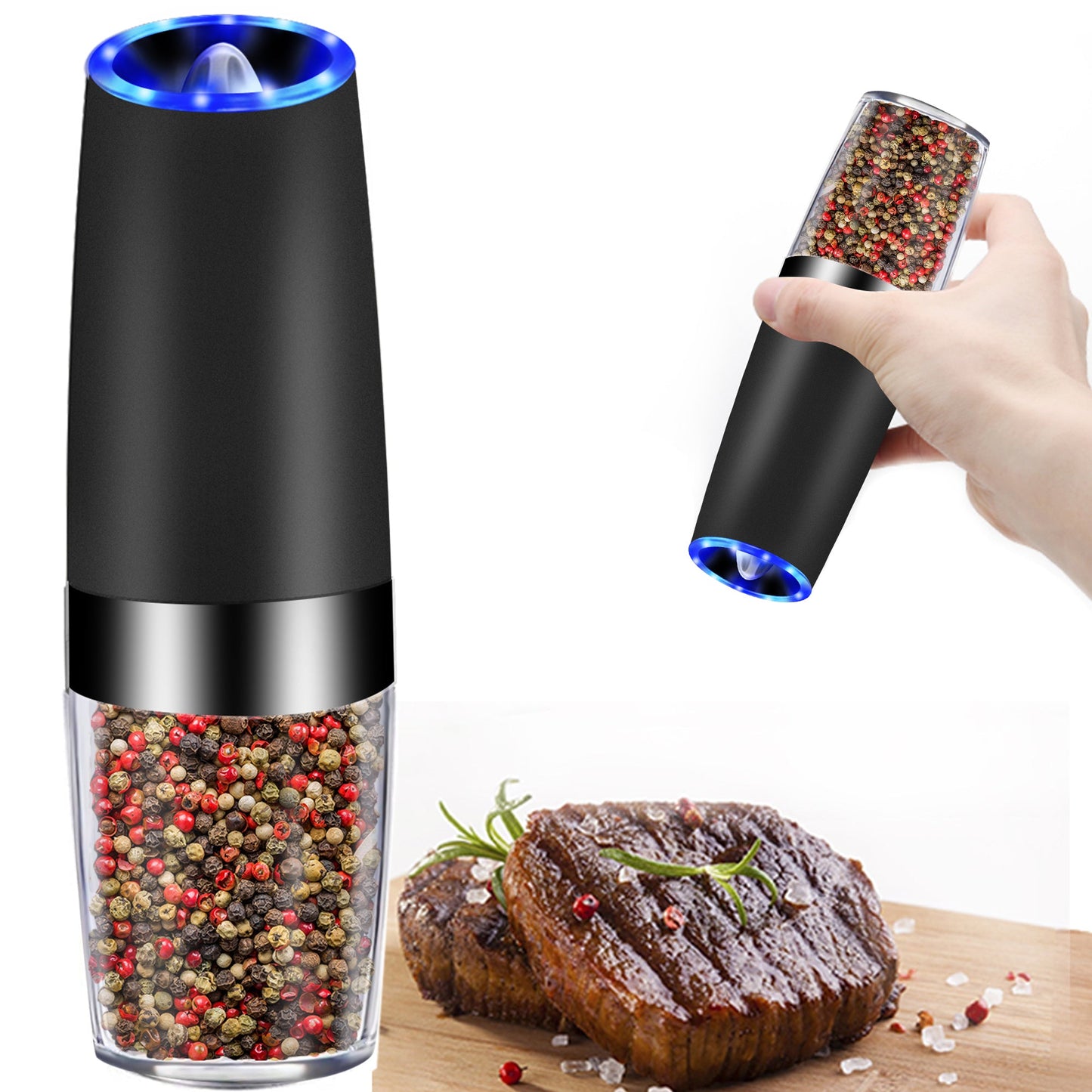 electric gravity sensor automatic pepper grinder kitchen tools