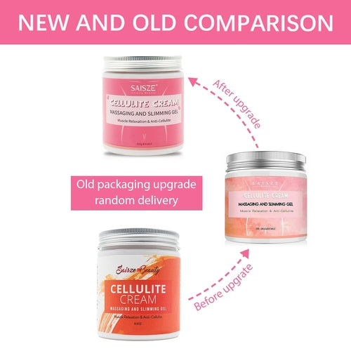 8.8 oz anti cellulite body slimming cream with massager and remover