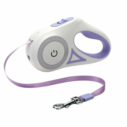 automatic retractable lighting dog leash