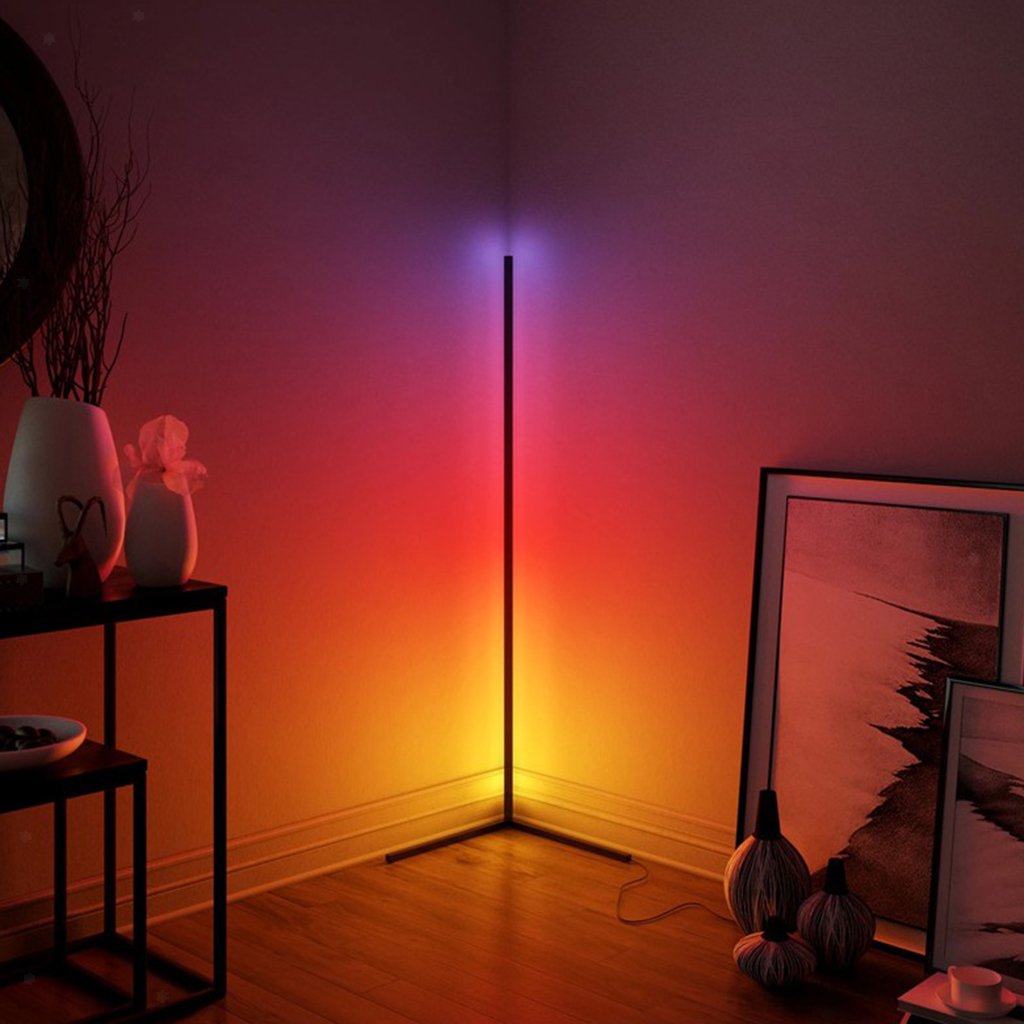 rgbcw corner floor lamp
