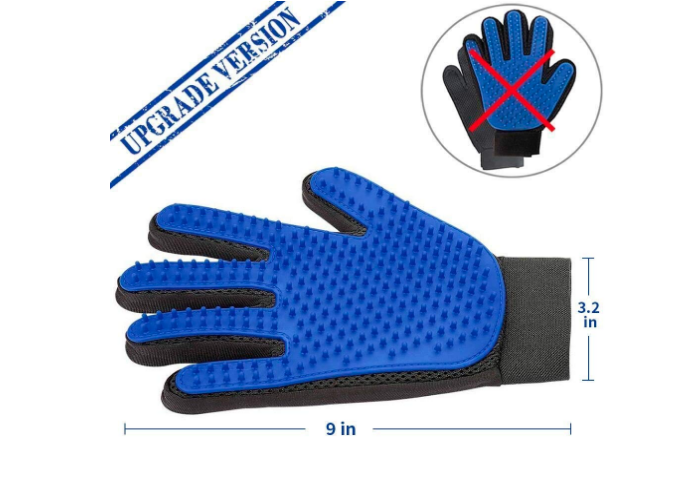 pet grooming glove