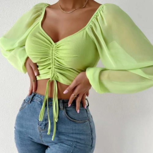 womens bell sleeve summer top