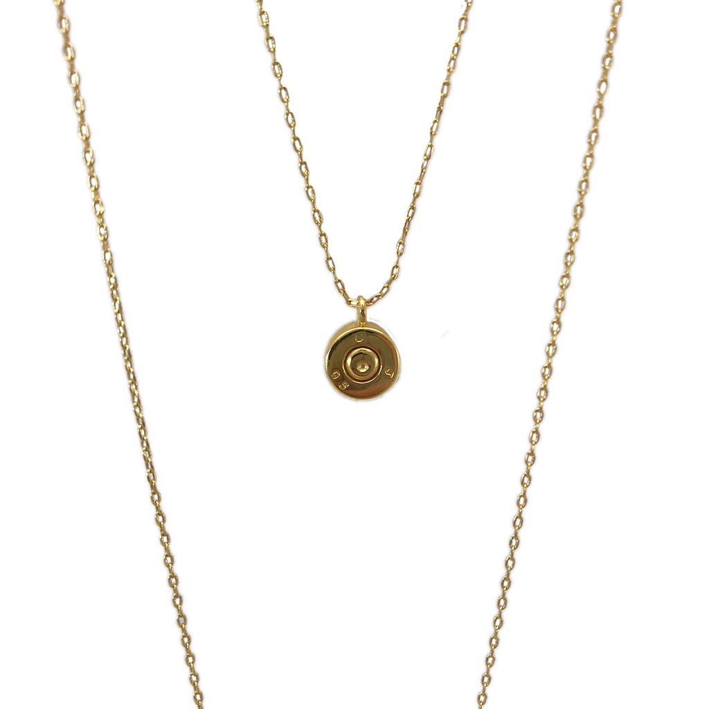 layered bar bullet necklace