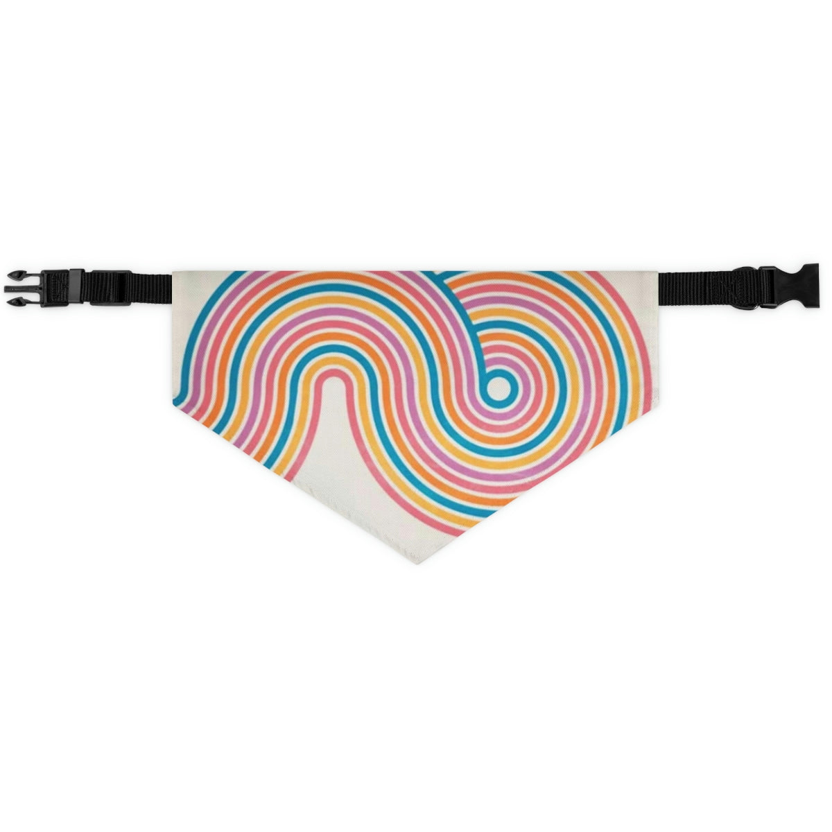 fast seller pet bandana collar - retro swirl
