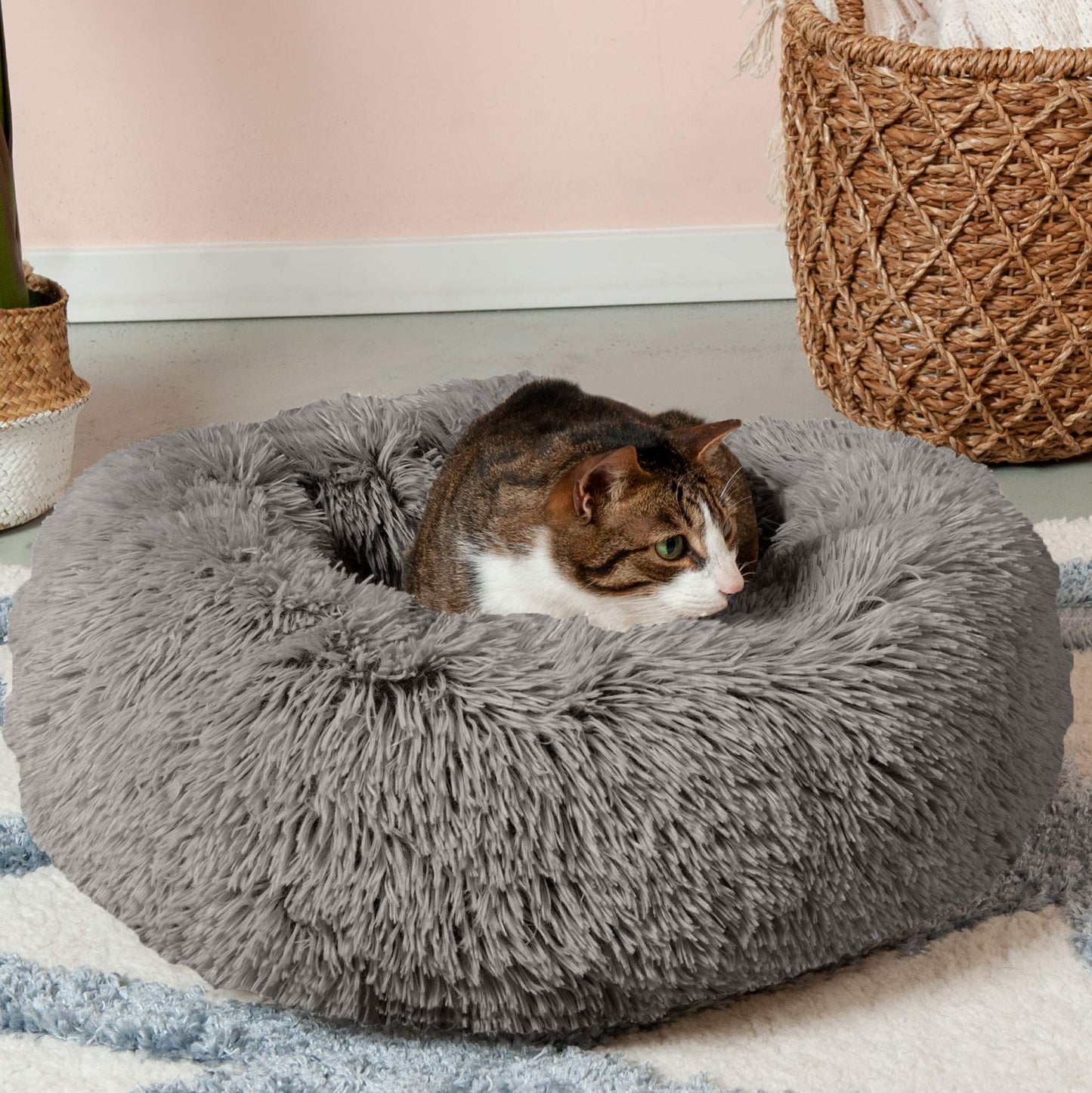 calming pet bed deep size xl washable