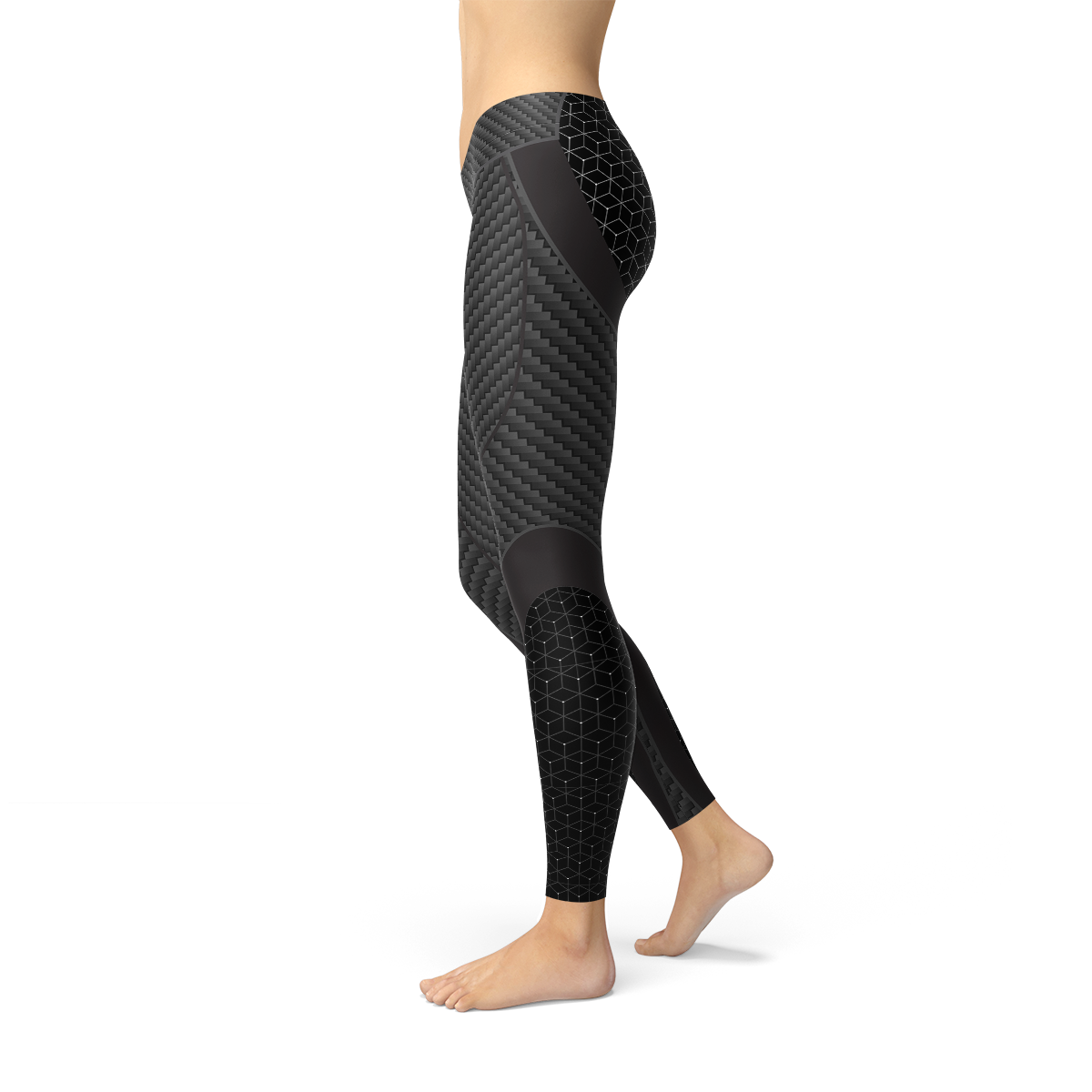 womens carbon fiber sports leggings