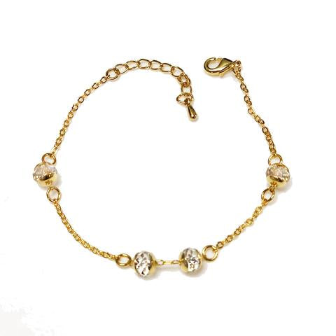 madison 14k gold plated chain bracelet