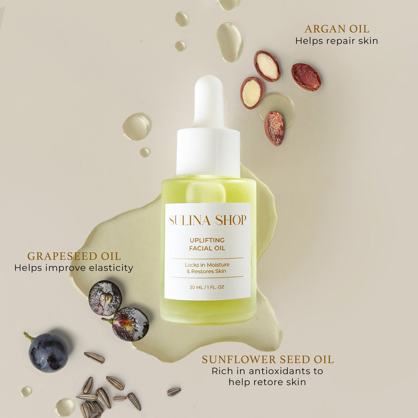 uplifting facial oil