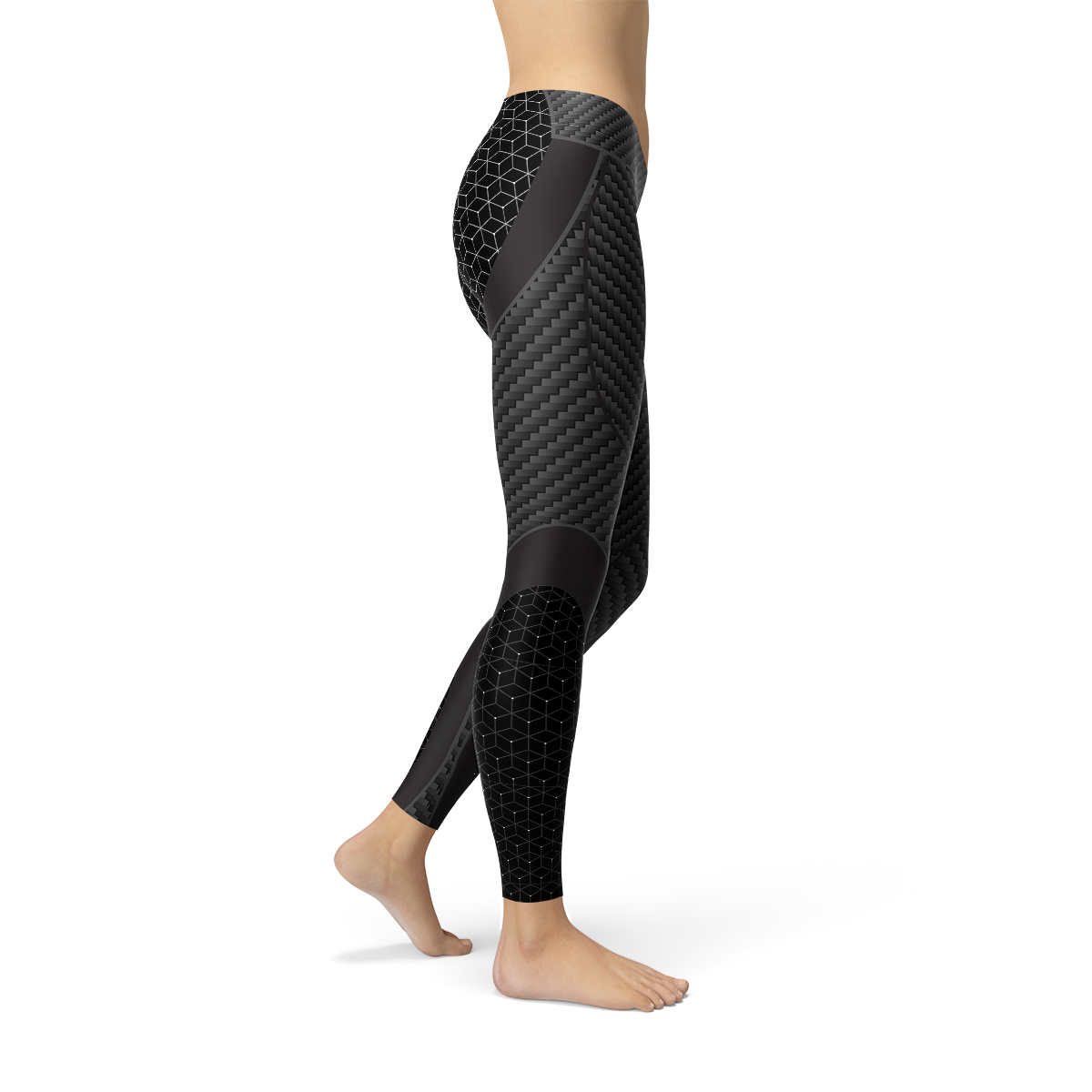 womens carbon fiber sports leggings
