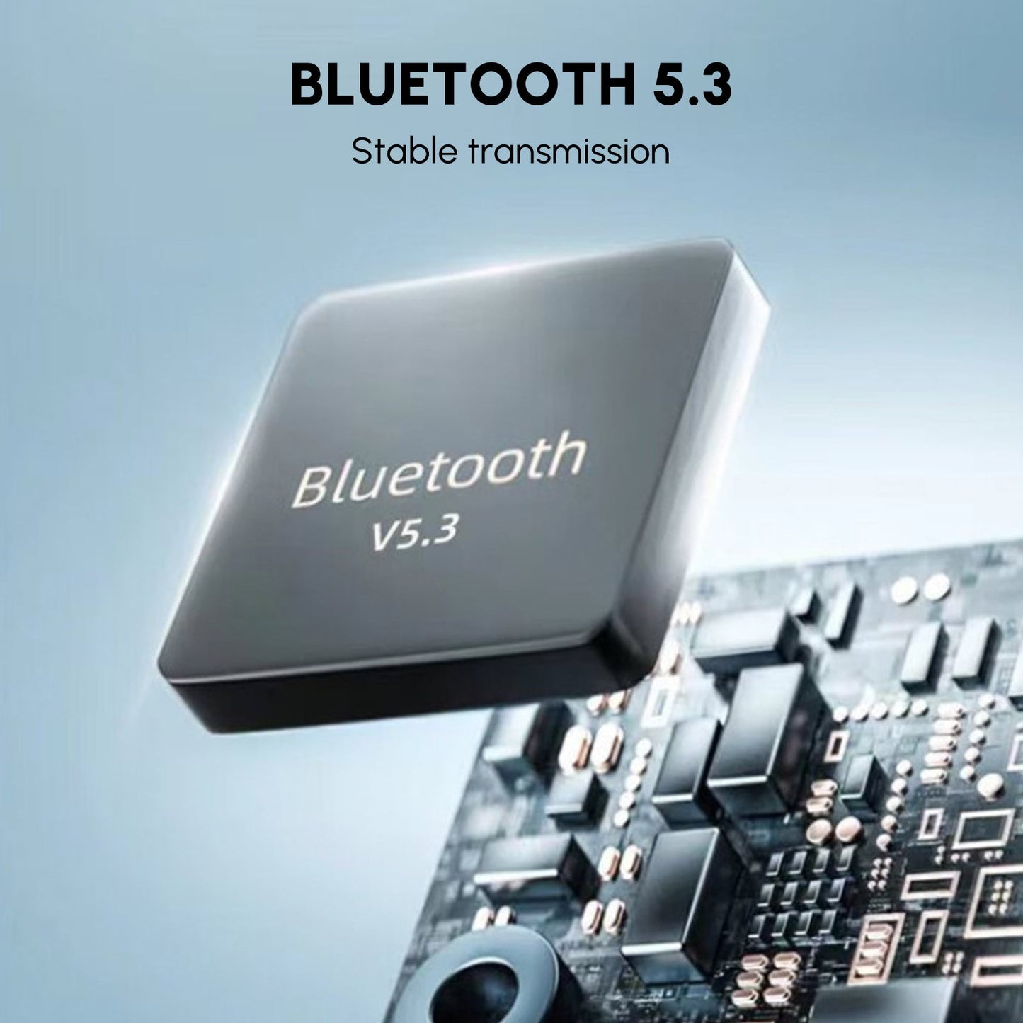 5.3 bluetooth open ear clip wireless earbuds with earhooks & digital