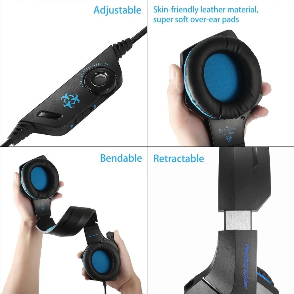 dragon stereo led gaming headset with microphone