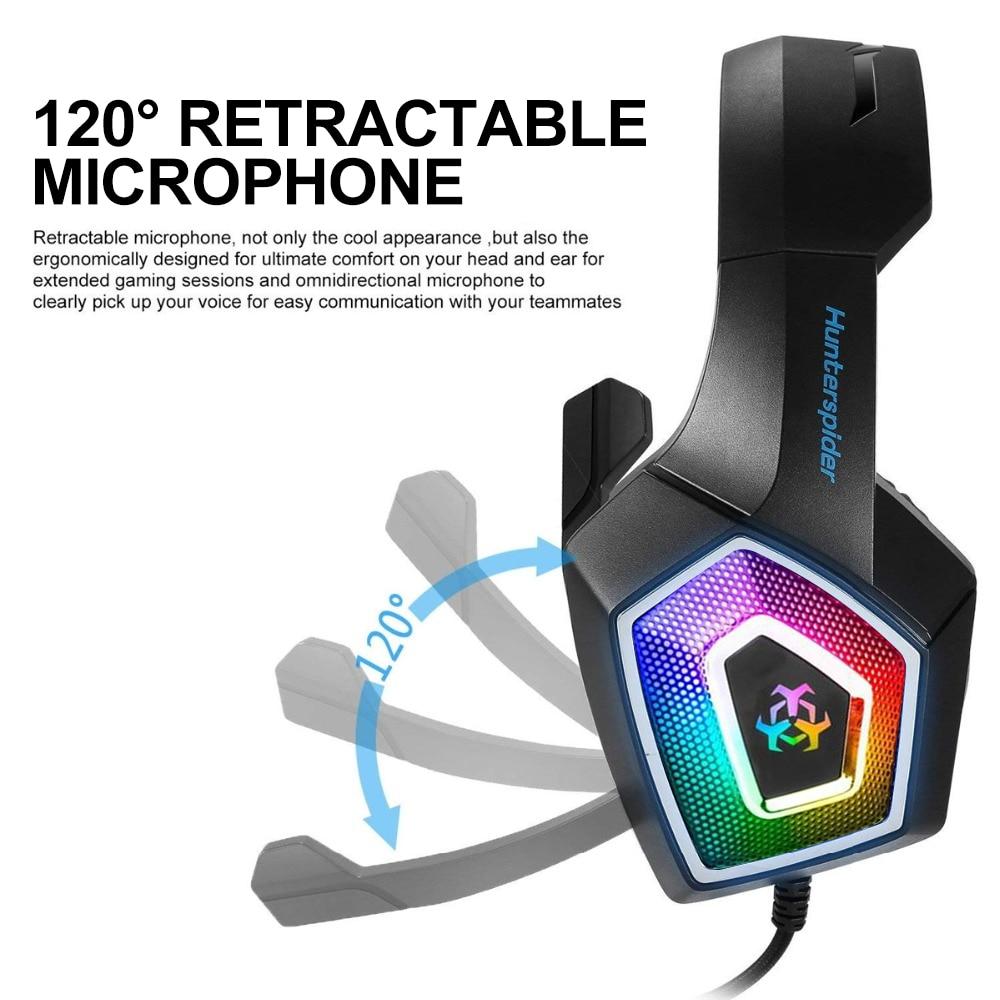 dragon stereo led gaming headset with microphone